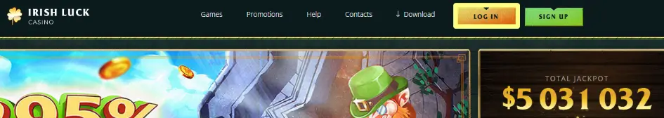 Irish Luck Casino login